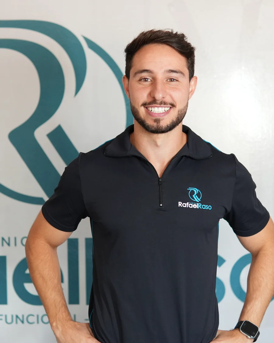 Guilherme Oliveira, fisioterapeuta da Clínica Rafael Raso